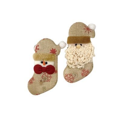 Χριστουγεννιάτικος Αϊ Βασίλης κάλτσα [00001142]