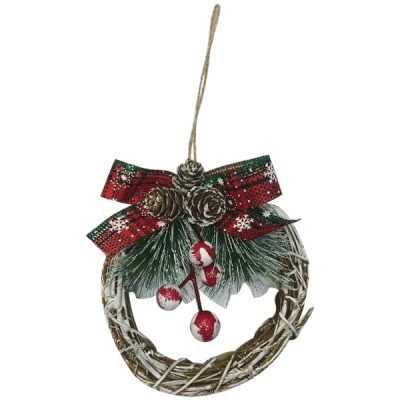 Χριστουγεννιάτικο στεφάνι κρεμαστό [00001205]