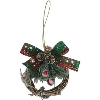 Χριστουγεννιάτικο στεφάνι κρεμαστό [00001209]