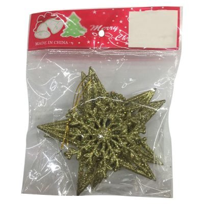 Σετ 2 Χριστουγεννιάτικα κρεμαστά αστέρια [00001259]