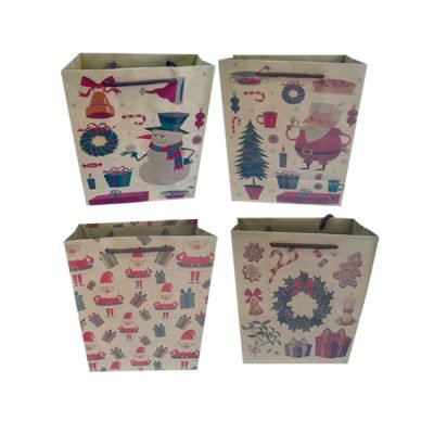 Χριστουγεννιάτικη χάρτινη σακούλα δώρου 22,5 x 18cm [00001391]