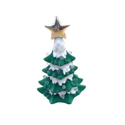 Πήλινο φωτιζόμενο δέντρο πράσινο 23cm [00001454]