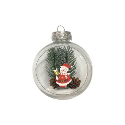 Διακοσμητική κρεμαστή μπάλα  με φως 8cm [00001481]