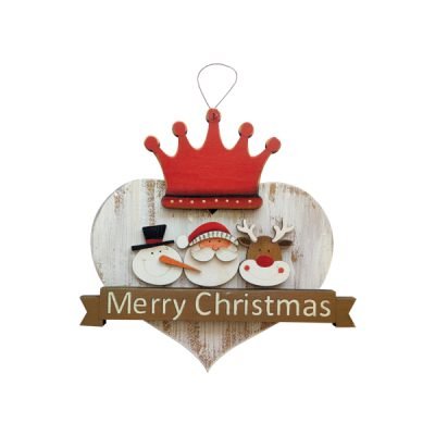 Ξύλινο κρεμαστό διακοσμητικό 25 x 25cm [00001508]