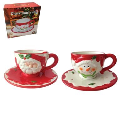 Χριστουγεννιάτικο κεραμικό φλυτζάνι [00001582]