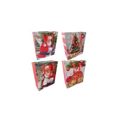 Χριστουγεννιάτικη σακούλα δώρου 23 x 18 [00001611]