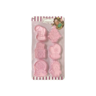 Σετ 6 Χριστουγεννιάτικα κουπ-πατ [00001619]