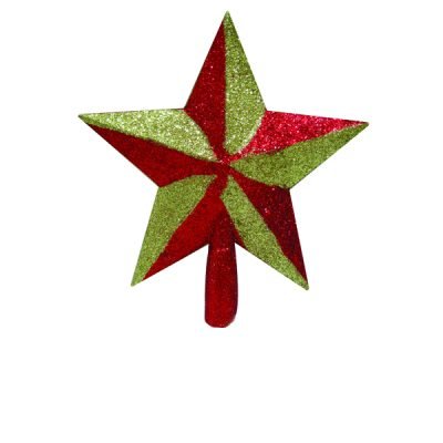 Κορυφή Χριστουγεννιάτικου δέντρου αστέρι 20-22εκ [00001628]