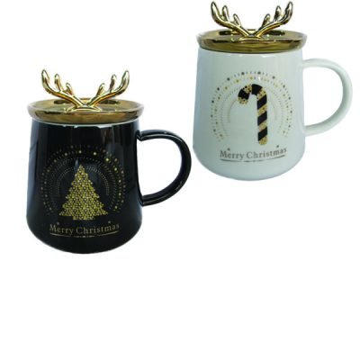 Κούπα πορσελάνινη με καπάκι [00001640]