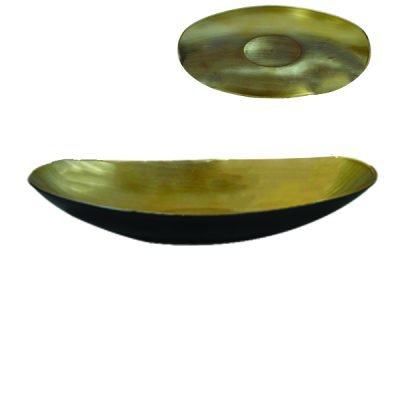 Χρυσαφί πιατέλα πλαστική 41x 17x 6 εκ. [00001646]