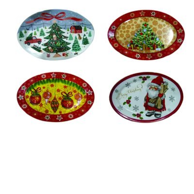 Διακοσμητική κεραμική πιατέλα 35cm [00001660]