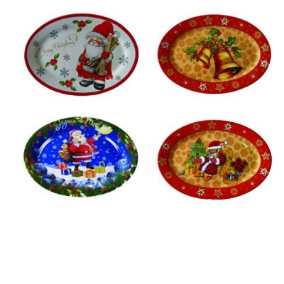 Διακοσμητική κεραμική πιατέλα 30cm [00001661]