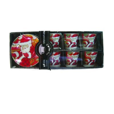 Σετ 6 φλυτζανάκια με πιατάκι [00001664]