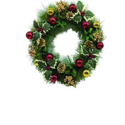 Χριστουγεννιάτικο στεφάνι Φ 40 εκ [00001678]