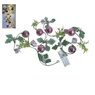 Διακοσμητική γιρλάντα με λαμπάκια 190cm [00001687]