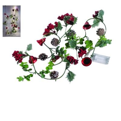 Διακοσμητική γιρλάντα με λαμπάκια 190cm [00001688]