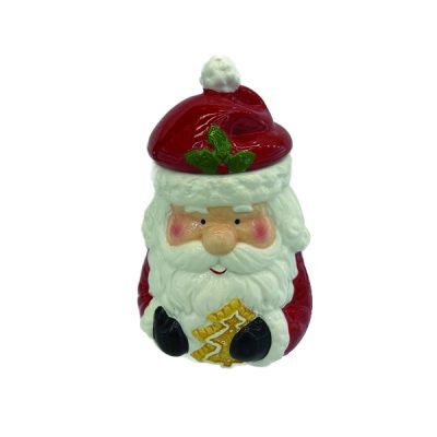 Χριστουγεννιάτικη κεραμική μπισκοτιέρα  [00001722]