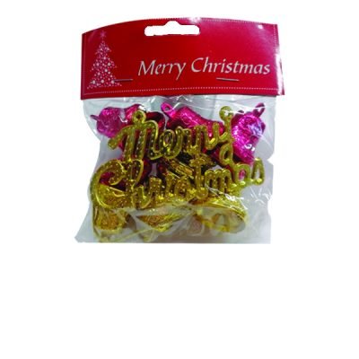 Σετ 12 Χριστουγεννιάτικα καμπανάκια 3cm [00001753]