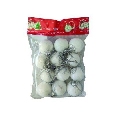 Σετ 12 μπάλλες λευκές [00001775]