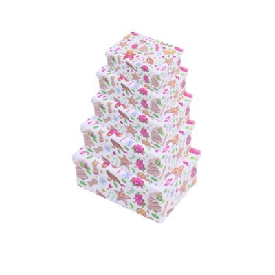 Σετ 10 Χριστουγεννιάτικα χάρτινα κουτιά [00001797]