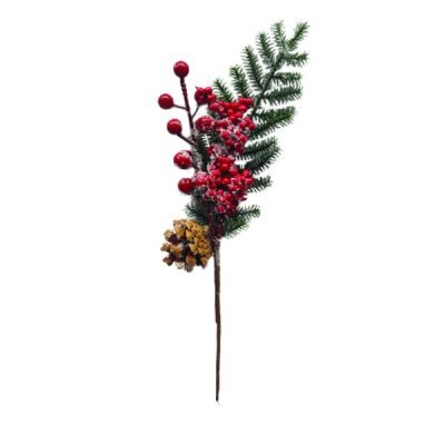 Χριστουγεννιάτικο διακοσμητικό λουλούδι 33cm [00001813]