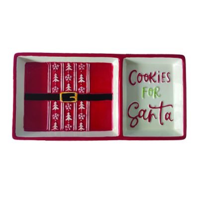 Πιατέλα κεραμική 2 θέσεων [00001828]