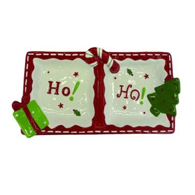 Πιατέλα κεραμική 2 θέσεων [00001829]