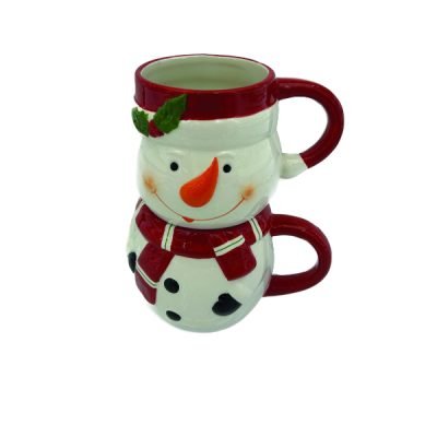 Σετ 2 Χριστουγεννιάτικες κούπες 14,5 x 10.5 x 17.5 cm [00001838]