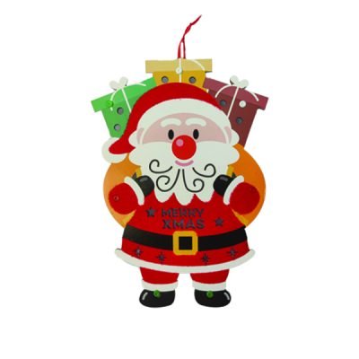 Κρεμαστός διακοσμητικός Άη Βασίλης με φώς [00001863]