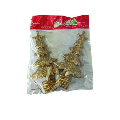 Σετ 2 κρεμαστά Χριστουγεννιάτικα δέντρα [00001873]