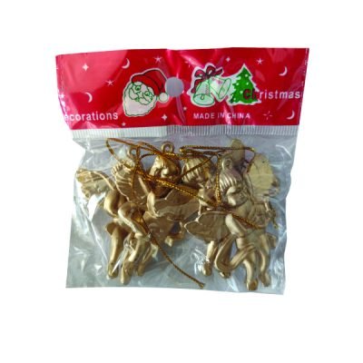 Σετ 4 κρεμαστά Χριστουγεννιάτικα αγγελάκια [00001878]