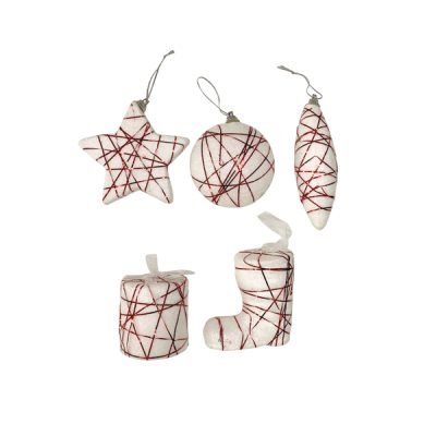 Χριστουγεννιάτικο κρεμαστό διακοσμητικό 8cm [00002398]