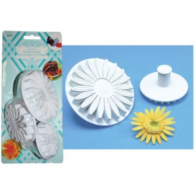 Σετ 3 πρεσαριστά κουπ πατ ζαχαρόπαστας – Σχέδιο μαργαρίτα [00101263]