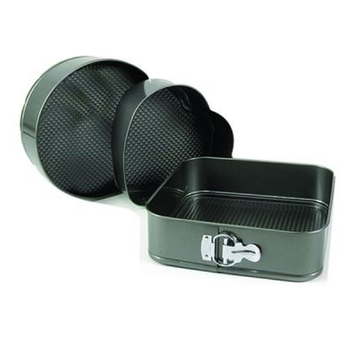 Σετ 3 Μεταλλικές φόρμες ζαχαροπλαστικής 22-24-26cm [00101915]