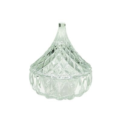 Γυάλινη φοντανιέρα με καπάκι Φ7,5cm [00203180]