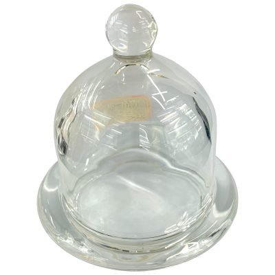 Γυάλινη φοντανιέρα Φ10cm με καπάκι [00203181]