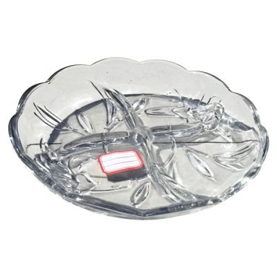 Στρογγυλή γυάλινη πιατέλα για ξηρούς καρπούς [00203186]