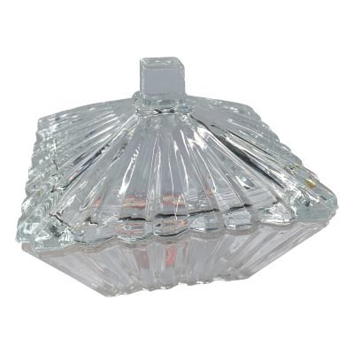 Γυάλινη φοντανιέρα με καπάκι 10x12cm [00203211]