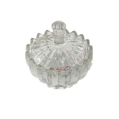 Γυάλινη φοντανιέρα με καπάκι 10,5x10cm [00203222]