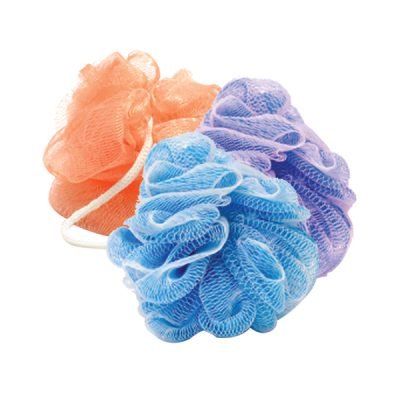 Σετ 3 σφουγγάρια μπάνιου τούλι [00402065]