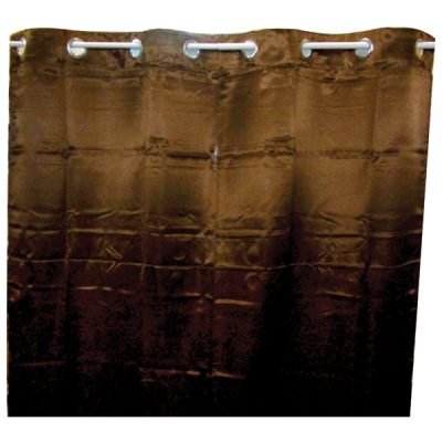 Καφέ σατέν κουρτίνα [00403302]