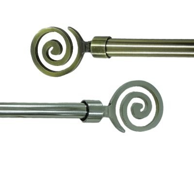 Μεταλλικό επεκτεινόμενο κουρτινόξυλο 120-210cm [00403335]