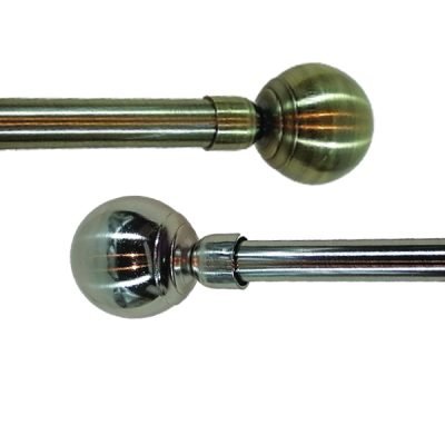 Μεταλλικό επεκτεινόμενο κουρτινόξυλο 120-210cm [00403337]