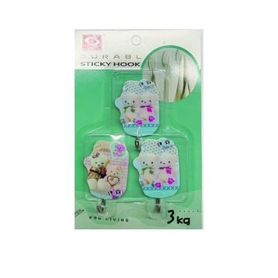 Σετ 3 αυτοκόλλητα κρεμαστράκια 3Kg [00404253]