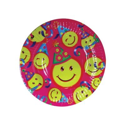 Σετ 10 στρογγυλά χάρτινα πιάτα πάρτυ Φ18,5cm [00405137]