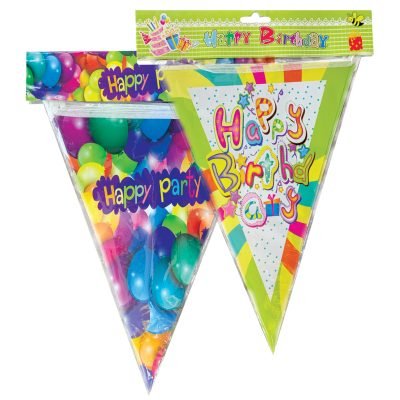 Διακοσμητικά σημαιάκια happy birthday [00405188]