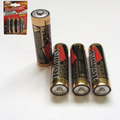 Συσκευασία 4 αλκαλικές μπαταρίες ΑΑ-R6 [00600034]