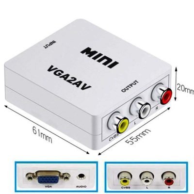 Μετατροπέας VGA σε Audio Video Out (02.004.0029)