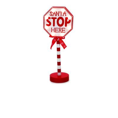 Ξύλινο φωτιζόμενο διακοσμητικό 30cm [02423131]