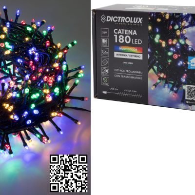 180 λαμπάκια πολύχρωμα 2m [02449954]